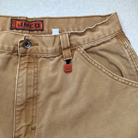 ❗️SOLD❗️Jnco Vintage Duck Cloth Carpenter Jeans 34X32 90’s Made In The USA - Picture 4 of 10